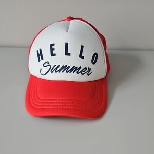 Billabong - Hello Summer - Red Mesh Trucker Hat